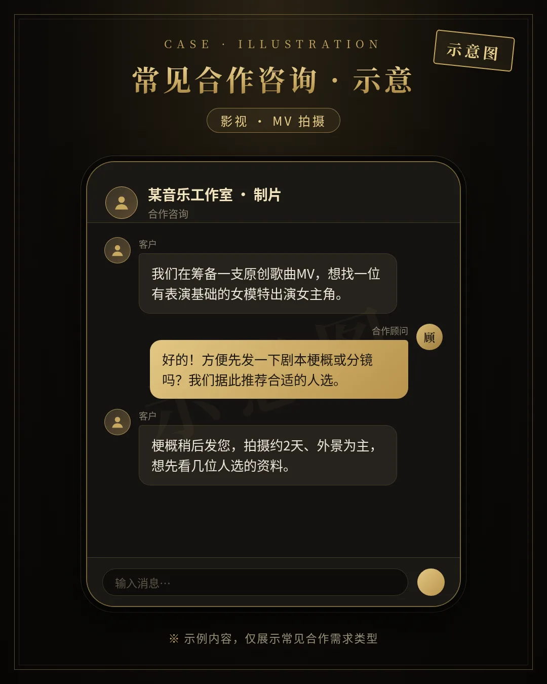 如何找模特拍摄MV示意图